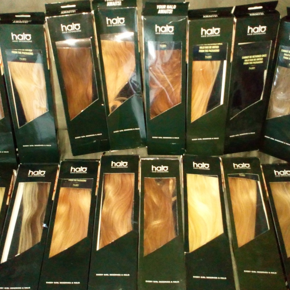 Halo Human Indian Remy Hair SALON SHELF PULLS